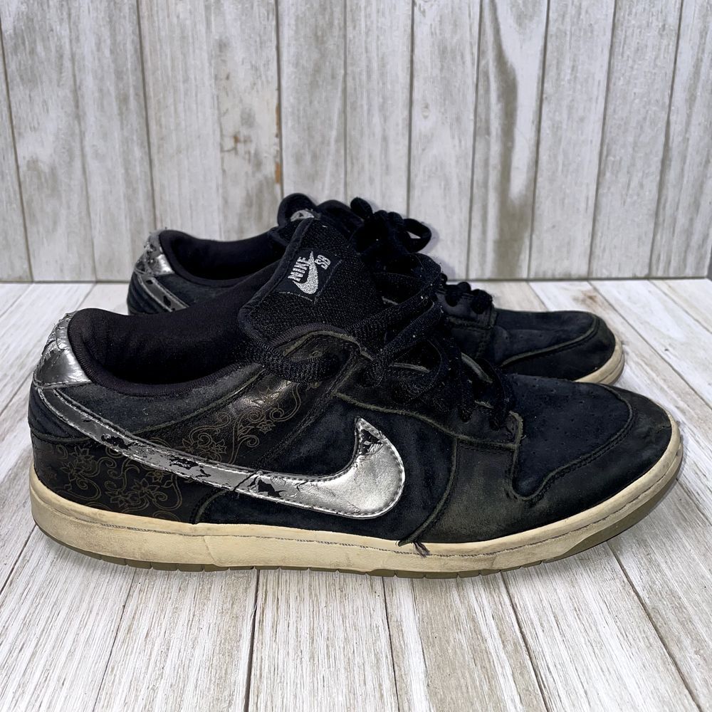 Nike Dunk Premium SB Low Takashi 2 Black White Mens Size 10 Shoes 2007